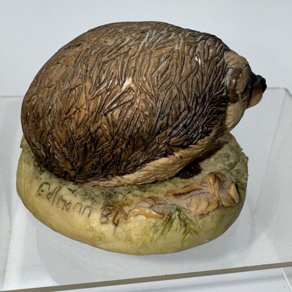 VTG TEVIOTDALE HEDGEHOG Figurine EdlMANN  1984 Wildlife Animal Scotland Handmade - Picture 5 of 6